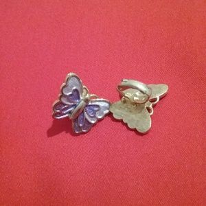 🎀 Butterfly  Clip Earrings